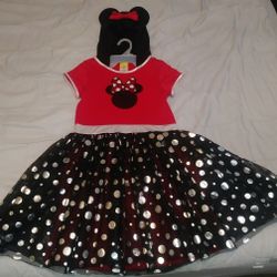 Girls Disney Minnie Mouse Halloween Costume!