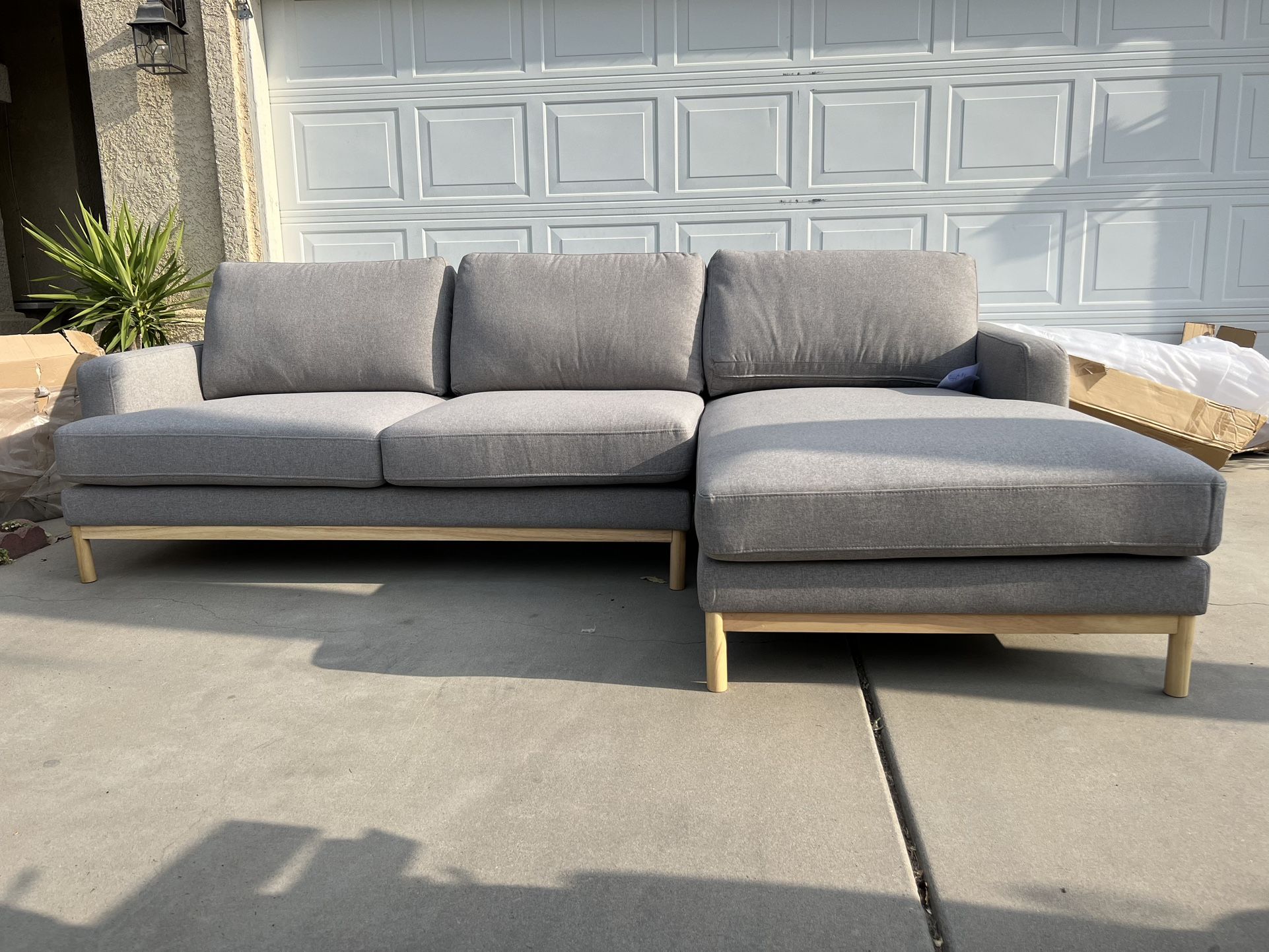 Brand New Mid Century Style Sectional, Retails For Over $2200