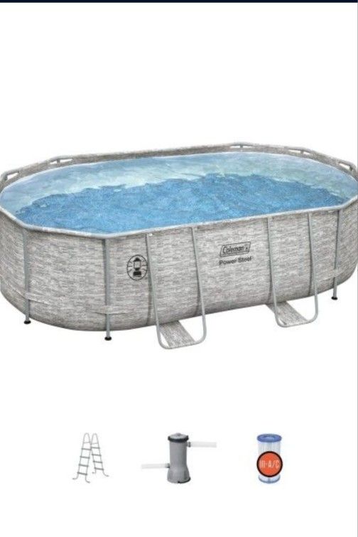 Brand New 16x10x48 swimming pool includes Filter pump