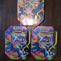 Pokemon TCG Charizard X and Y Tins
