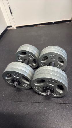 2 x 60lbs Adjustable Dumbbells