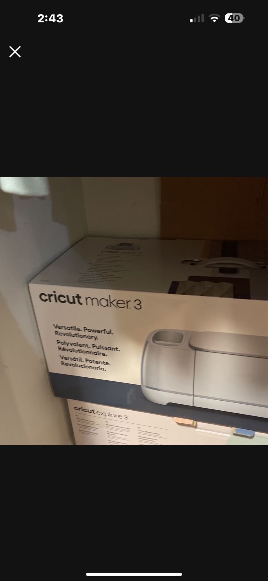 Cricut Maker 3 (Brand New Sealed In Original Box!!!) 