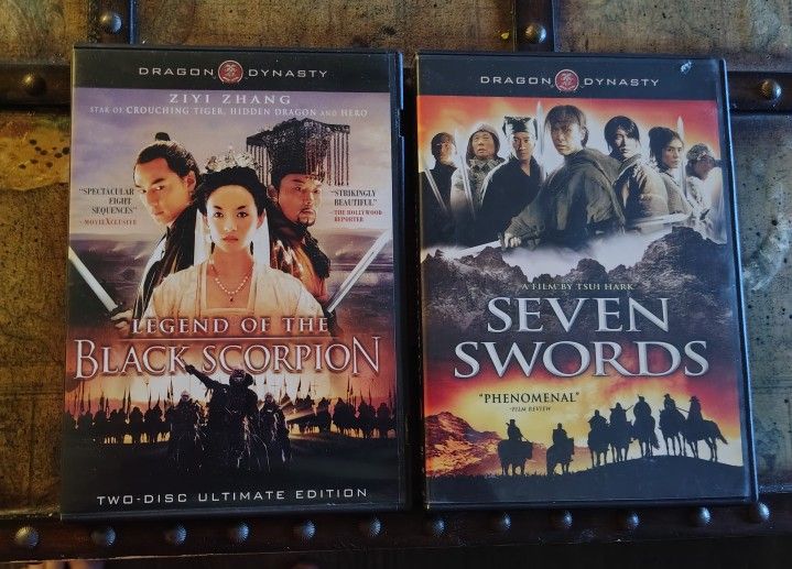 SEVEN SWORDS & LEGEND BLACK SCORPION DVD SET