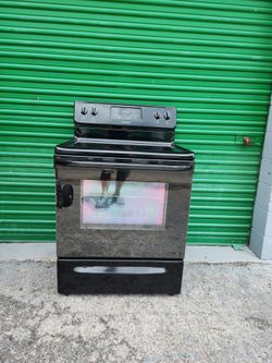 Frigidaire Black Glass Stove