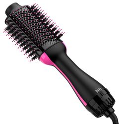 New UMEELY Hair Dryer Volumizing Brush, Black and Pink