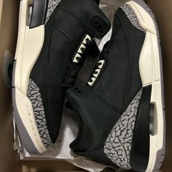 Jordan 3 Off Noir Size 10.5W/9M
