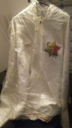 CLASSIC LRG ZIP HOODIE WHITE XXL