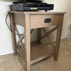 Wood Side Table