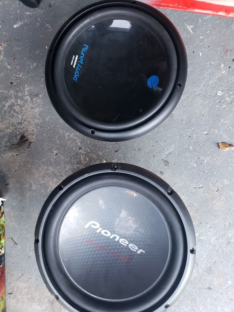 12 inch subwoofers