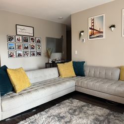 Beautiful Living Spaces Sectional –  (Pillows Included!)