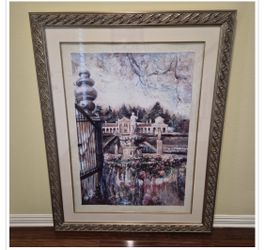 Huge Beautiful Garden Print 