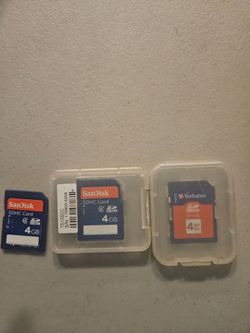 Genuine OEM Verbatim 4GB SD SDHC Memory Card