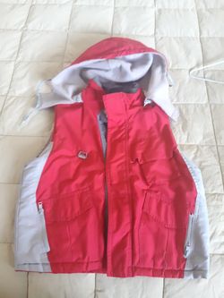 Kids Vest With Removable Hood