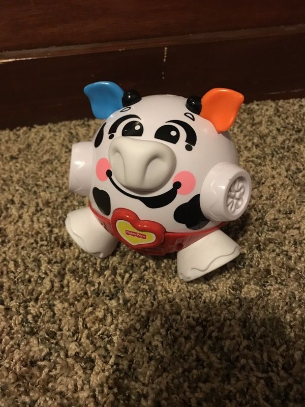Fisher Price Bounce & Giggle Cow - 6 mon +