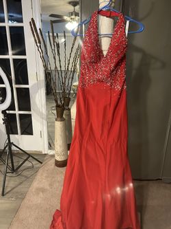 Red dress