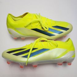 Adidas X CRAZYFAST ELITE FG Solar Yellow Core Black White nby IE2376 Mens Sz 9