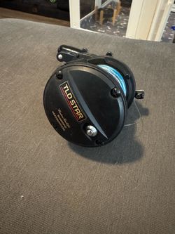 Shimano TLD salt water fishing reel.
