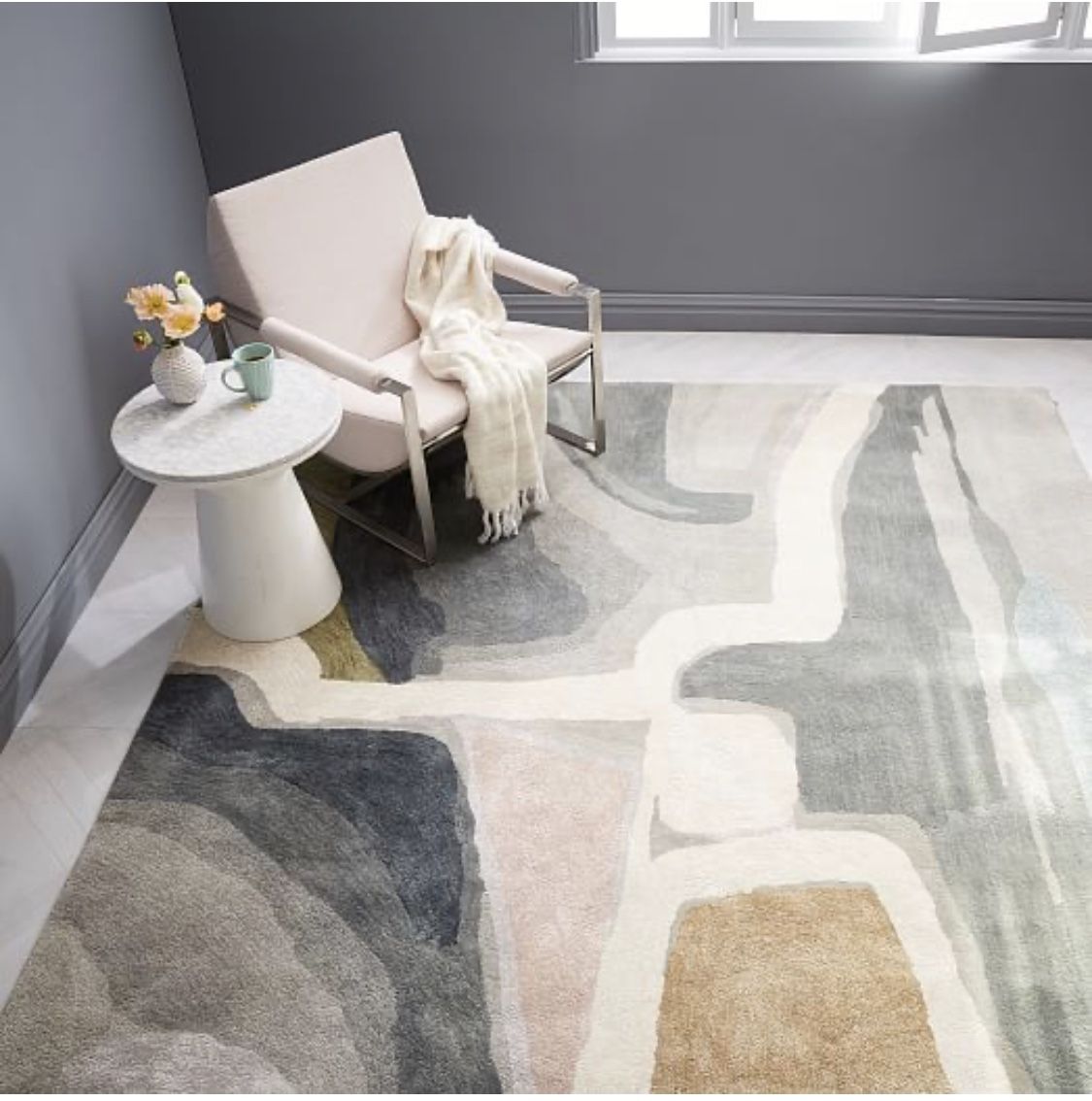 West Elm Nightscape Rug  5’ x 8’