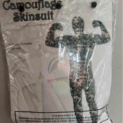 Camouflage Bodysuit Costume- New!