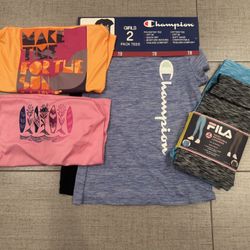 Girls Athletic Clothing Bundle - Some New!! Size 7/8