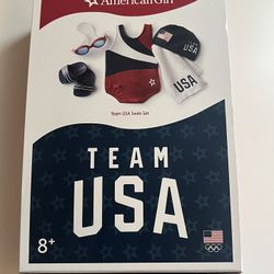 American Girl Doll Team USA Swim Set