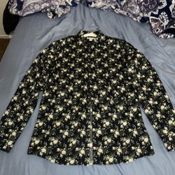 Slim Fit Stretch Button Up 