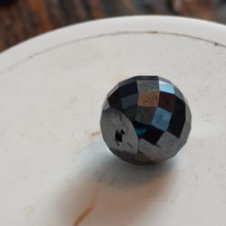 Black Diamond 33.60 Ct Bead Is Certificate Globe Natural Original African New