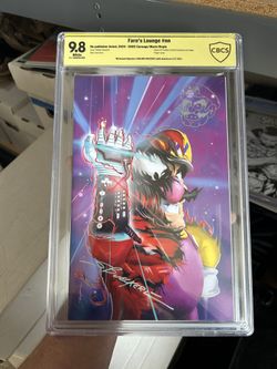  Faros Lounge Venomized Wario Virgin Variant Sketched And Signed By Sheldon Bueckert CBCS 9.8 scarce