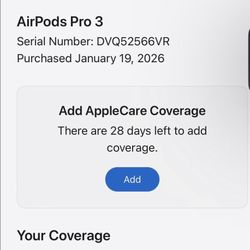 Apple AirPods Pro 3 Cash Only 