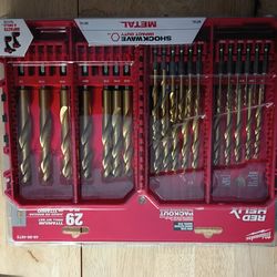 Milwaukee SHOCKWAVE Impact Duty RED HELIX 29 Piece Drill Bit Set