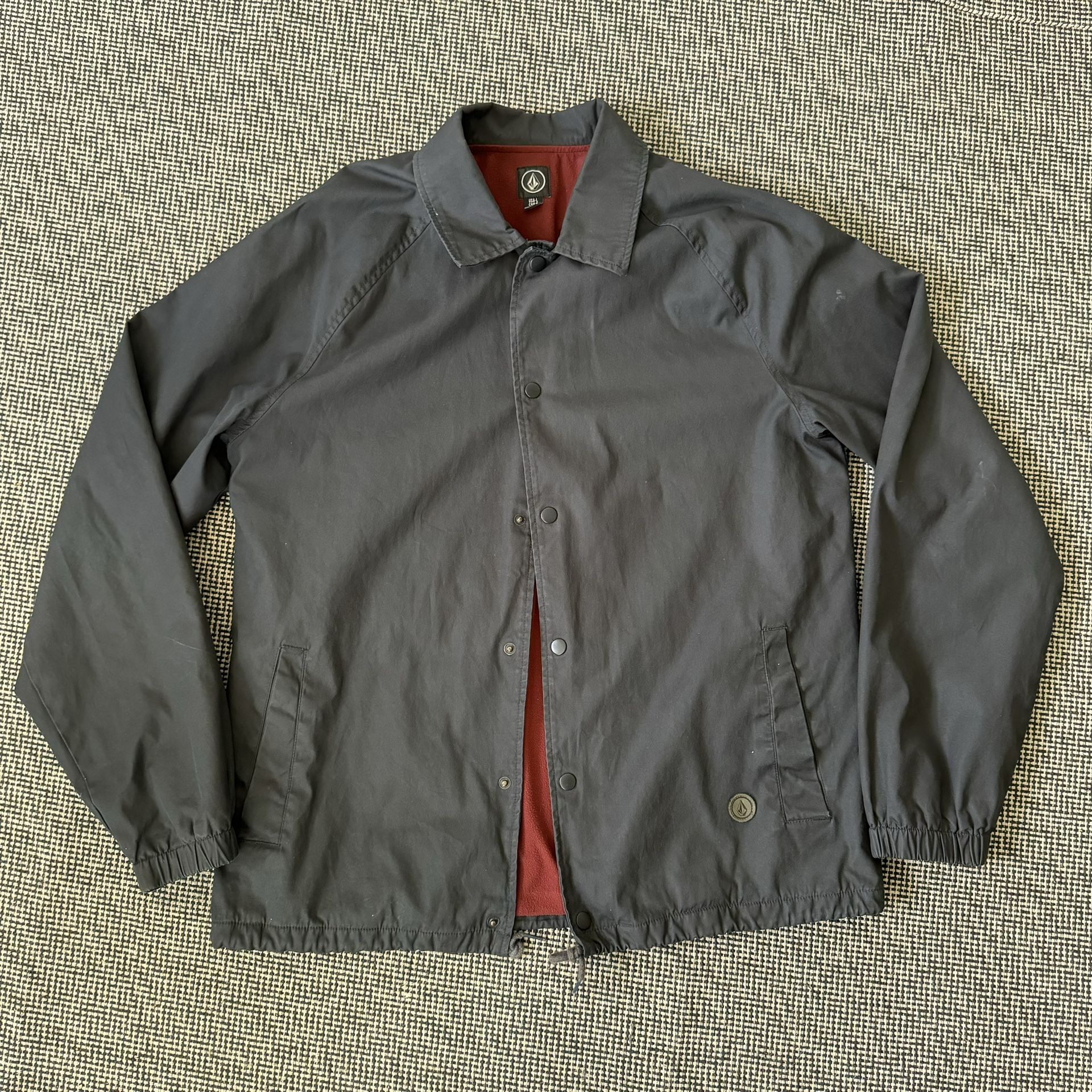 Volcom Coat. Navy. Large 