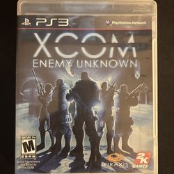 XCOM Enemy Unknown Complete In Box PS3 Video Game