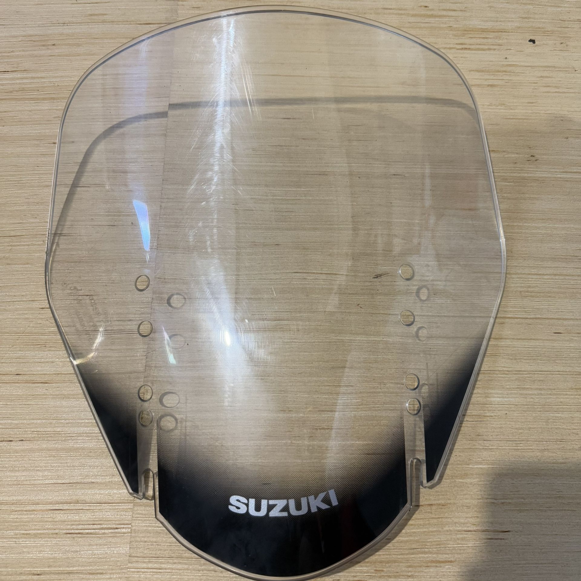 Suzuki Winscreen DOT-280 M-211B As-6&7 Suzuki-27GO 15”x13” Good Condition Read Blew