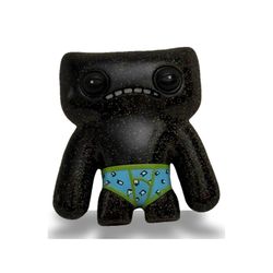 Fuggler 2.5" Suspicious black monster mini figure in blue underwear