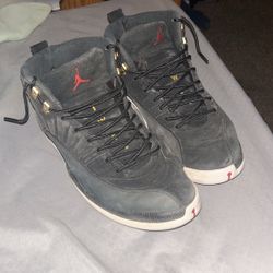 Black Suede Jordan 12