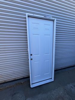 *NEW* 32” x 80” Steel pre-hung door