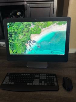 Dell optiplex aio all in one core i5 8gb mem 120hd wifi bluetooth vid cam computer desktop