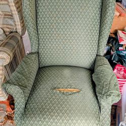 Green reclining chair FREE