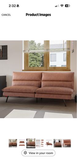 Leather Couch Bed