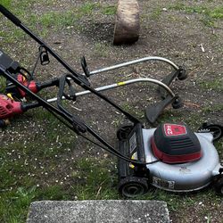 Craftsman 19-inch electric push lawn mower. 