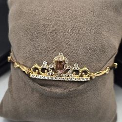 Solid 14kt Gold 15 Bracelet Pulsera De Oro 14kt 15 Quinceañera