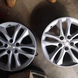 I Have 2 Chevy Malibu 17inch Rims 100.00 For Both By Monday Morning Going To Scrap