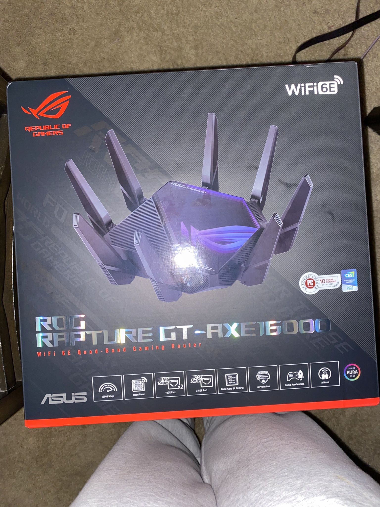 ASUS ROG Rapture WiFi 6E Gaming Router