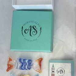 Authenic Murano Glass Candies - Made in Italy - Original Box & Leaflet