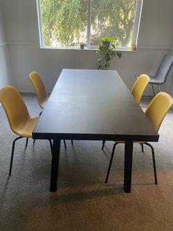IKEA dining table and 4 chairs