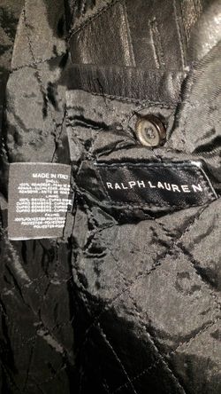 Ralph Lauren - XL -100% Reindeer Leather Jacket. Msrp: $500