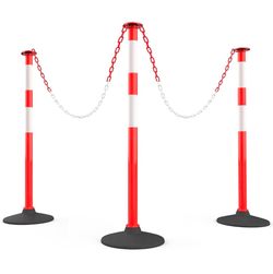 3 Pack Traffic Delineator Post