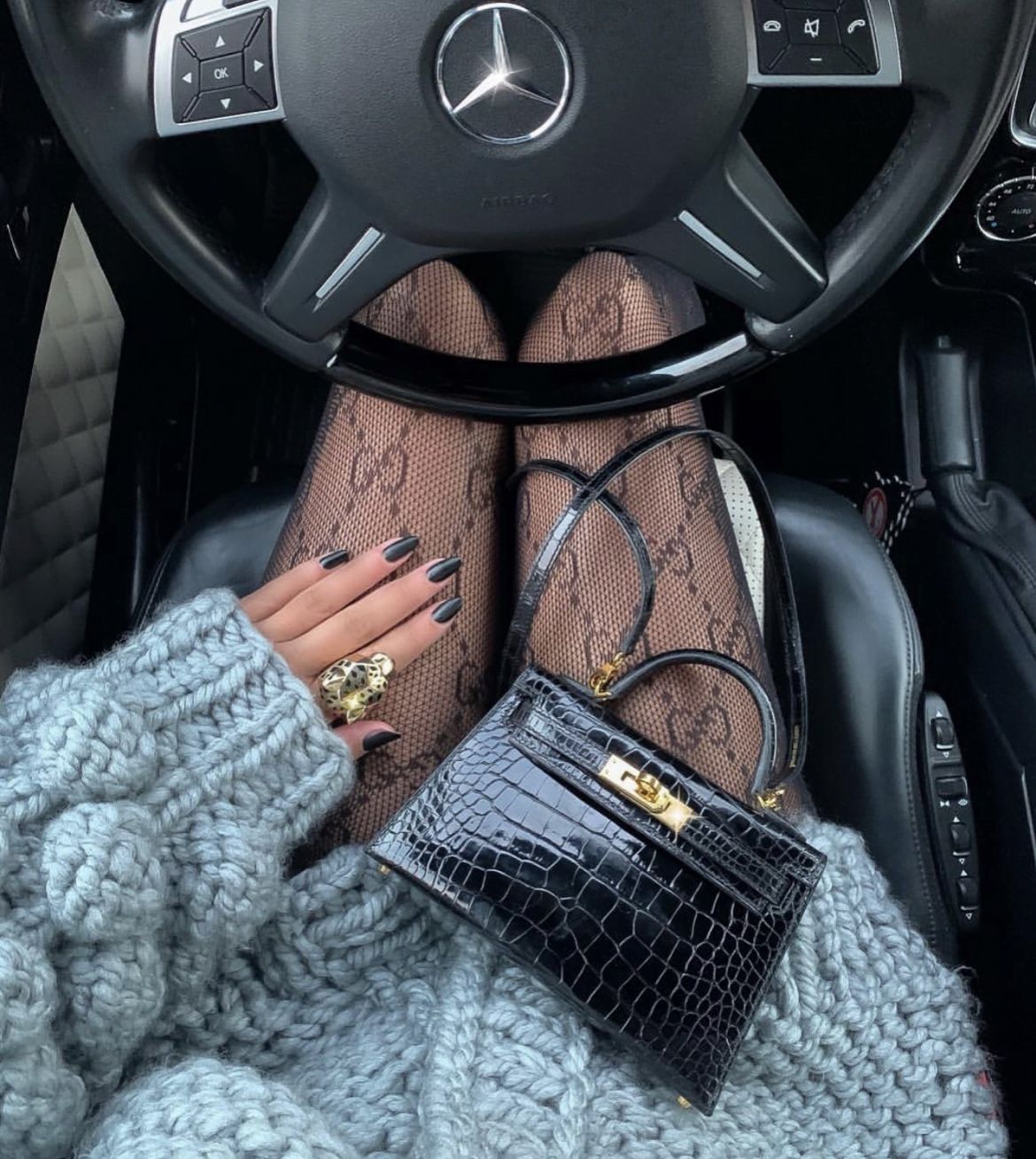 Black stockings