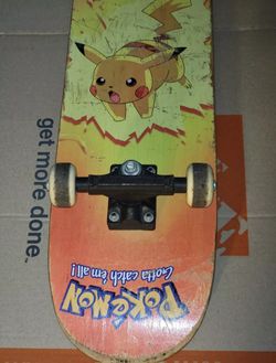 Vintage Pokémon Pikachu 1998 Skateboard for Sale in San Diego, CA