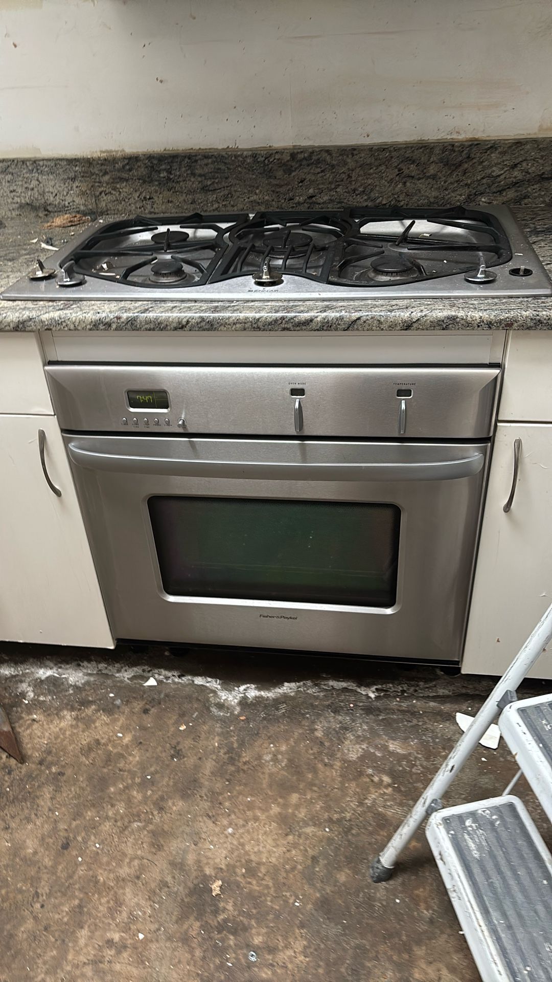 GE profile gas cooktop oven and dishwasher